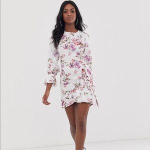 ASOS Parisian Tall floral mini dress size 10